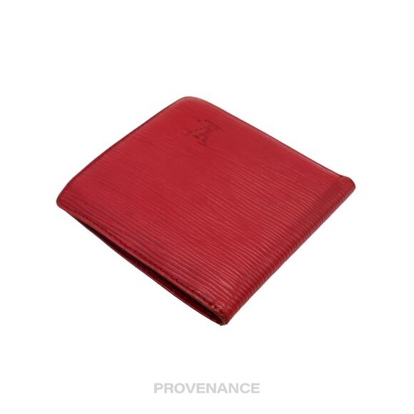 🔴 Louis Vuitton Marco Wallet in Red Epi Marco Malletier - Picture 5 of 9